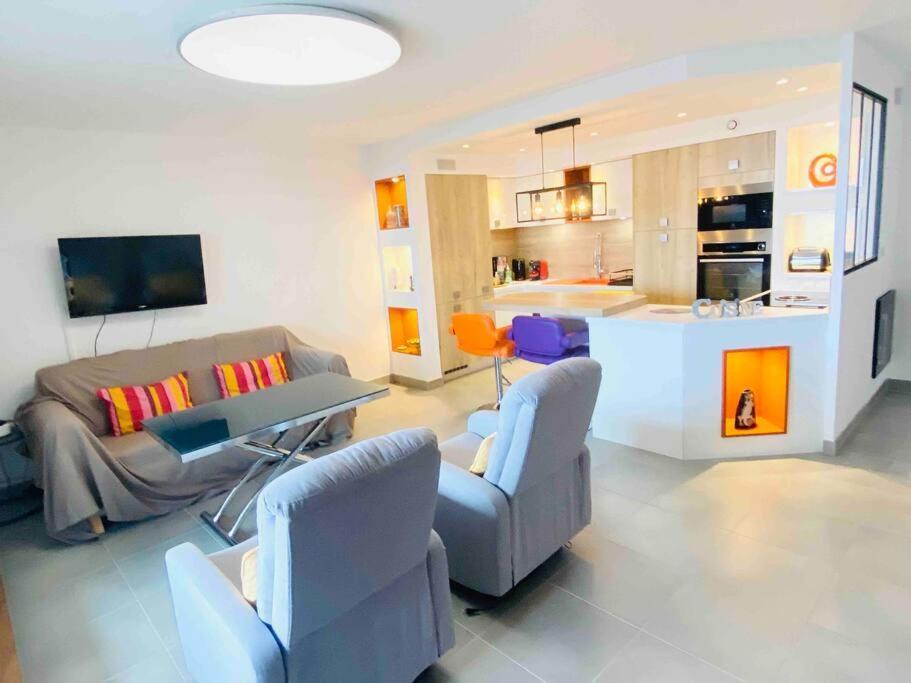 Luxueux T3 Piscine Et Vue Somptueuse Apartment Sete Exterior photo
